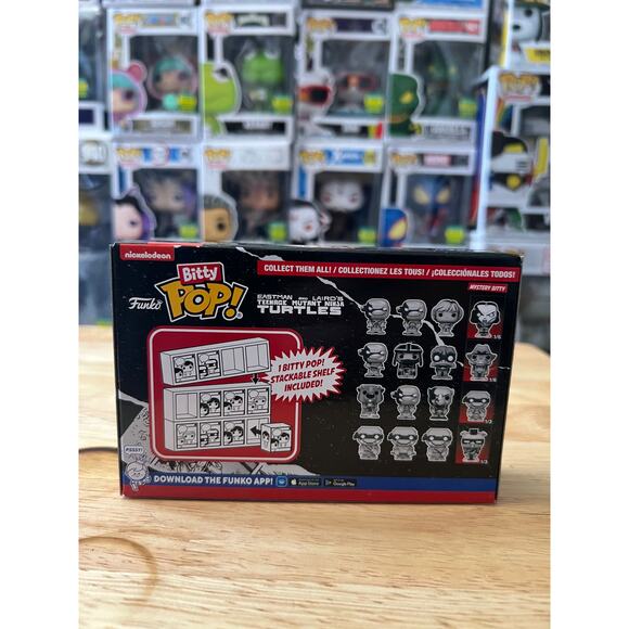 ONLY 4000 PIECES SEALED SDCC TMNT Michelangelo Funko Bitty Pops w/ Mystery Chase - Picture 2 of 2